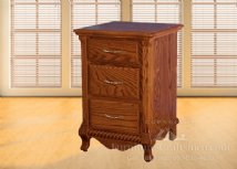 Friedland 3-Drawer Small Nightstand