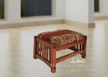 Gable Slat Footstool