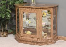 Georgetown Angled Short Curio Cabinet