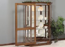 Georgetown Angled Sliding Door Curio Cabinet