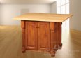Gilmore Kitchen Island with Reeded Legs
