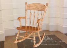 Glaze Meadow Child's Rocker