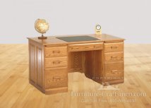 Graham Mountain Double Pedestal Desk 