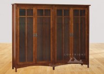 Holly River Extra Wide 4-Door Bookcase