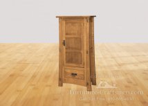 Inverness Single Cabinet with Wood Panels