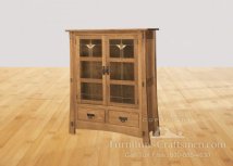Inverness Double Cabinet with Glass Panels
