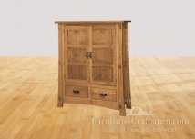 Inverness Double Cabinet with Wood Panels