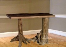 Jackson Gulch Hall Table with Stump Base