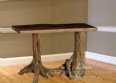 Jackson Gulch Hall Table with Stump Base