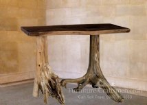 Jackson Gulch Sofa Table with Stump Base