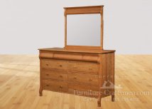 La Vista 9-Drawer Dresser Mirror