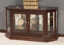 Milford Large Angled Curio Console