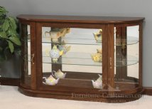 Milford Large Rounded Curio Console