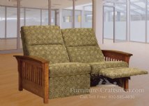 Mount Mansfield Slat Loveseat Recliner