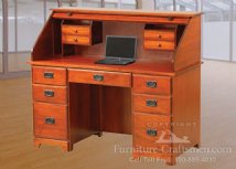 Connor Creek Computer Rolltop Desk