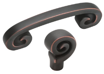 Oil Rubbed Bronze A9337-ORB 3 inch CC & A9339-ORB 1-12 inch dia