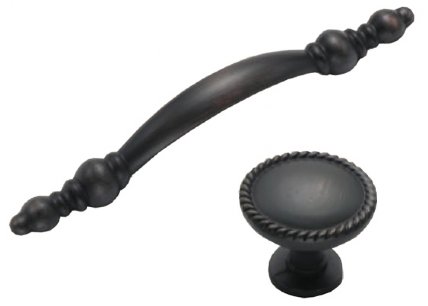 Oil Rubbed Bronze K433-ORB 3 inch CC & K6102-ORB 1-25 inch dia