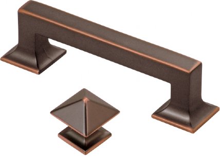 Oil Rubbed Bronze P3011-OBH 96mm CC & P3014-OBH 1 inch square