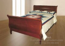 Okanogan Solid Sleigh Bed