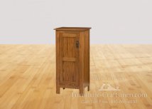 Owens Valley 42" High Cabinet 1-Door with Wood Panels