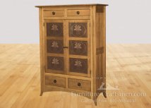 Park River Double Cabinet with Copper Panels
