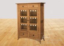 Park River Double Cabinet with Glass Panels
