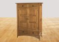 Park River Double Cabinet with Wood Panels