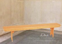 Parsonage Backless Bench