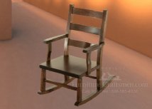 Peach Tree Child's Rocker