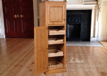 Pearson Ridge 2-Door Pantry with Rollout Shelf