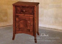 Port Arthur 1-Drawer 1-Door Tall Nightstand