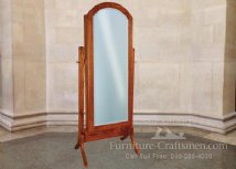 Port Arthur Beveled Arched Jewelry Mirror 
