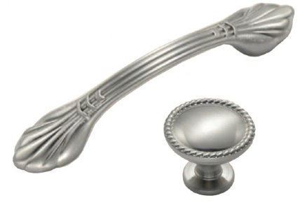 Satin Nickel K6765-SN 3 inch CC & K6102-SN 1-25 inch dia