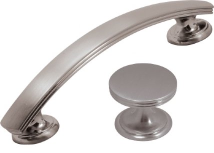 Satin Nickel P2141-SN 96mm CC & P2142-SN 1-37 inch dia