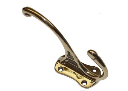 Solid Brass Hook Q4 4-5 inch