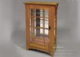 Stratton 48" High Single Door Side Mullions Curio Cabinet