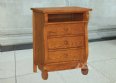 Sutton Lake 3-Drawer Tall Nightstand with Opening