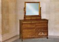 Sutton Lake Swinging Mirror With 3-Drawers In Base