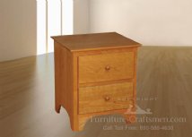 Vermilion 2-Drawer Nightstand