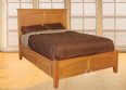 Vermilion Panel Bed