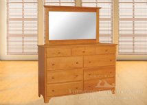 Vermilion Tall Dresser