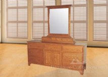 Vermilion 30 x 27 Dresser Mirror