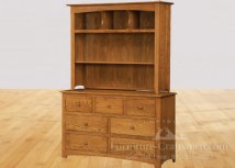 Vincent 7-Drawer Dresser & Hutch