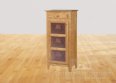 Walker Mountain 50" High 1-Door 1-Drawer Cabinet with Copper Panels