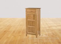 Walker Mountain 50" High 1-Door 1-Drawer Cabinet with Wood Panels