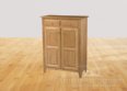 Walker Mountain 47" High 2-Door 2-Drawer Cabinet with Wood Panels