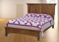 Zuni River Low Footboard Panel Bed